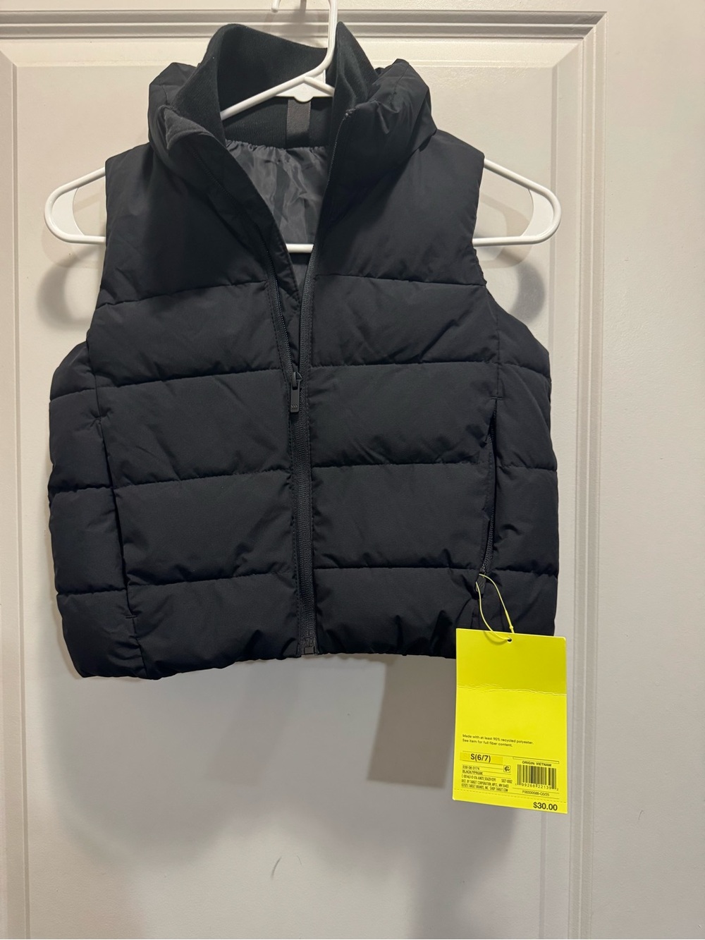 & Other Stories Black Quilted Puffer Vest